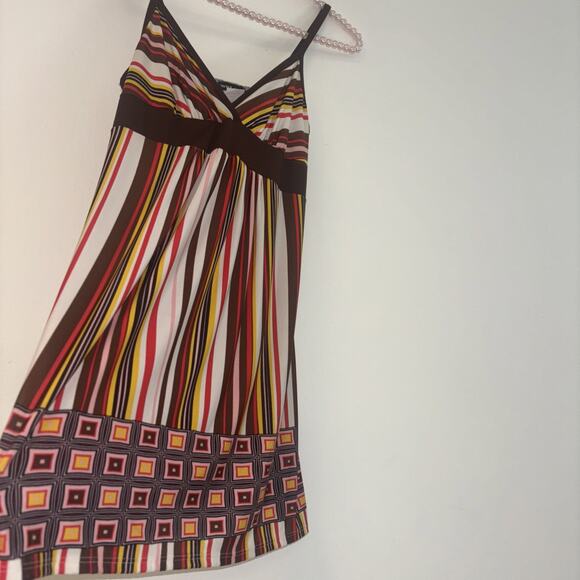 VTG Wet seal Mini Babydoll Sz M Dark Fairy 90s Y2K Whimsigoth Artsy Beach 2000s - Picture 2 of 6